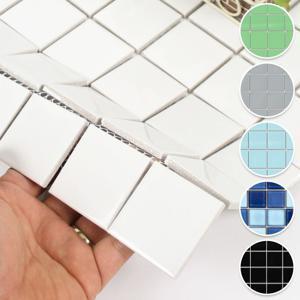 주방 현관 욕실 자기질 모자이크 타일 48mm 18colors