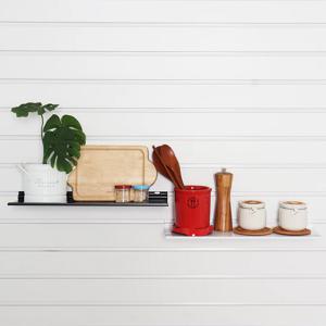 스페이스월 인테리어 벽선반 철제 선반(대 400x145mm) 2colors