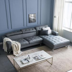 로미노 4인용 카우치 가죽소파 2colors