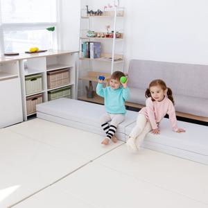 프리미엄 일반형 4단 폴더매트 유아 놀이방매트 70x200
