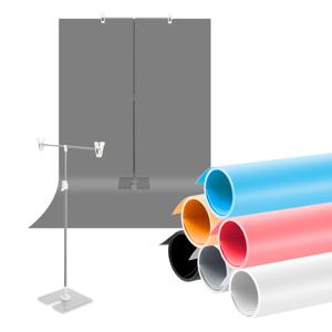 제품 사진 촬영 PVC 배경지 T자 거치대 뒷배경 세트