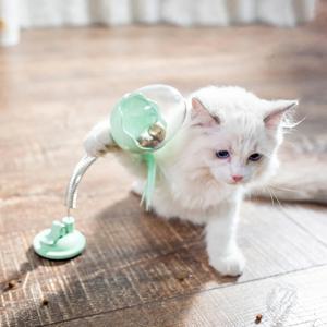 고양이 간식 달걀모양 깃털 장난감 놀이 오뚝이 호기심 간식통 토이
