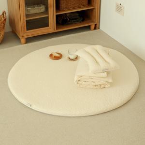 순면 100수 아기 원형러그 놀이매트-베이직