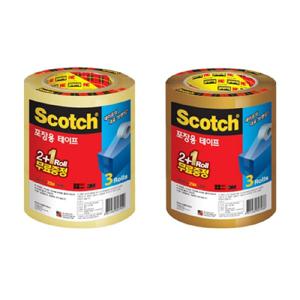 3M포장용테이프 3625V 48mmx25M 2+1롤