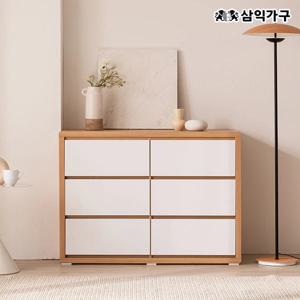 빅라지 1200 6단 광폭 초대형 와이드 서랍장