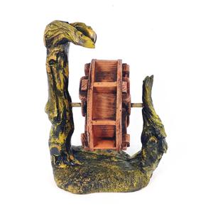 실내 가습 분수대 고목 물레방아 분수 소 (모터포함)