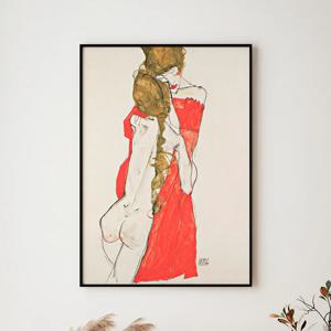 에곤쉴레 엄마와딸 인테리어 명화 액자 캔버스 포스터