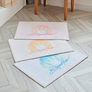 진주 조개 드로잉 디자인 발매트 45x65