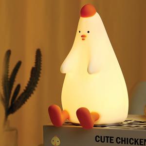 꼬꼬댁 치킨 LED 무드등 겸 휴대폰거치대 (취침모드/밝기조절/터치센서)