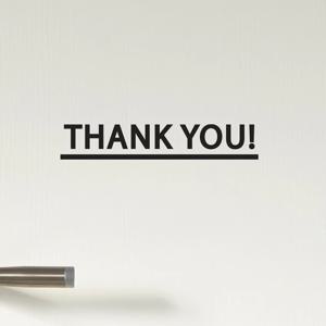 언더바 thank you 가게 레터링 도어 인테리어 스티커
