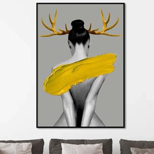 북유럽 모던감성 추상화 여인 인물 그림 미용실 네일샵 카페 인테리어 액자, 아트픽 믹스백
