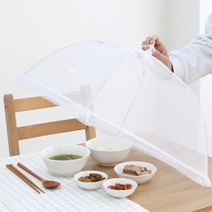 접이식 원터치 반찬 푸드 음식 커버 식탁 밥상 덮개 돔 캡 반찬보 밥상보