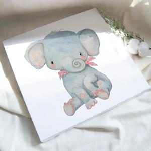 아이방 그림 액자 동물 일러스트 귀염둥이 코끼리 방 꾸미기 캔버스액자