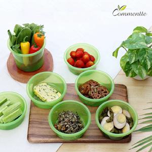 오집특가 싱싱보관 항균 그린박스 6P 냉동밥 보관 전자렌지 용기