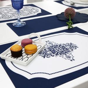 오마주 실리콘 테이블 식탁매트 스페니쉬 화이트