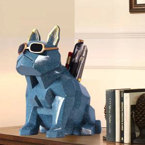 포인트 인테리어 귀여운 프렌치불독 연필꽂이