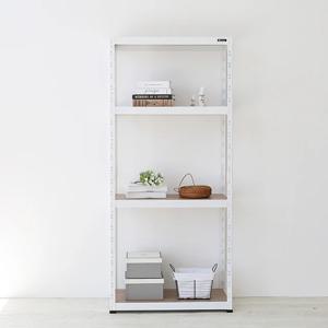 무볼트 철제 조립식 앵글선반 수납 900x400 높이1800 4단