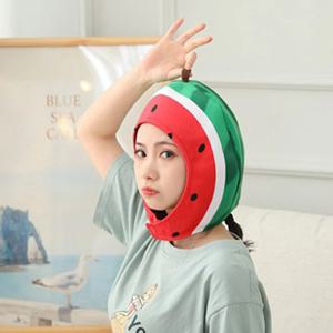 수박 스티커사진관 모자 파티 동물모자 인형 인싸템