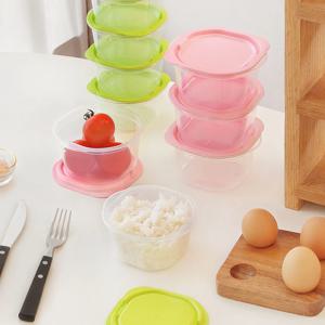 냉동 밥 렌지 용기 스팀 쿡 컵밥 5세트 370ml