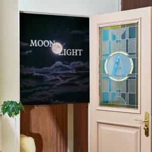 moonlit night 도어커튼 / 달 포토 가리개커튼(2size) / 국내 자체생산
