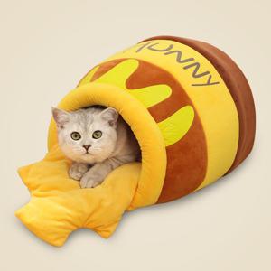 꿀단지 숨숨집 고양이 강아지 동굴집