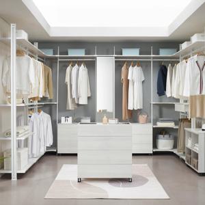 [10%쿠폰] 무료설치 후기검증! 맞춤제작 시스템 드레스룸 행거 12colors