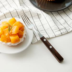 월넛 폴리우드 디저트포크