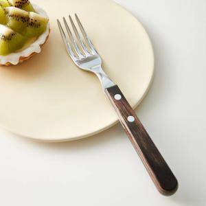 월넛 폴리우드 점보 테이블포크