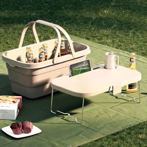 2in1 접이식 캠핑 폴딩 박스 테이블 3color