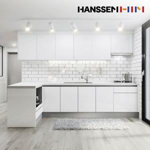 밀란100 퓨어화이트 키친 리모델링