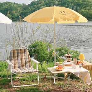 가벼운 휴대성 키치한 컴팩트 원터치 접이식 방수 UV차단 파라솔