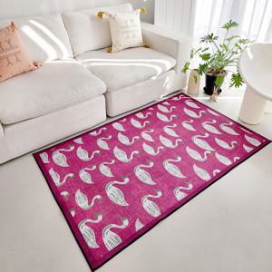 미디움바이올렛 백조에 빠지다 소프트 러그 100x160