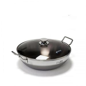 키친아트 일품 IH 통3중 궁중 전골냄비 24cm /인덕션겸용 스텐304 유리뚜껑