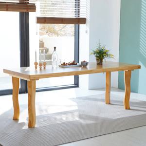 통원목 비담art 테이블2200 (8인용식탁 책상 원목테이블)