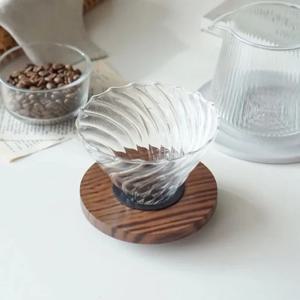 클래식 우드 웨이브 드리퍼 유리 커피드리퍼 단품