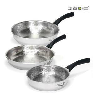 일품 스텐 통5중 엠보 후라이팬 궁중팬 3종