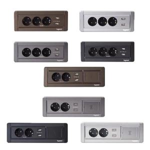 인테리어 빌트인 콘센트3구 USB2포트 매립형 팝업 콘센트