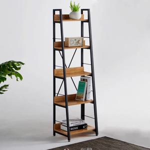 포스 조립식 5단 슬림 철재 책꽂이 400 2color