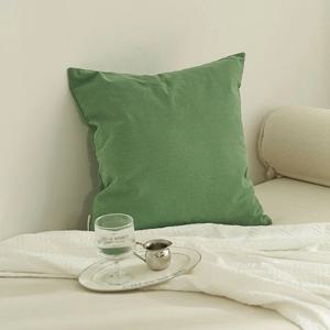 그린 리조트 쿠션커버_그린 45x45