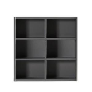 모던 3단 1200A 낮은책장 그레이