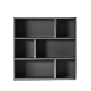 모던 3단 1200B 낮은책장 그레이