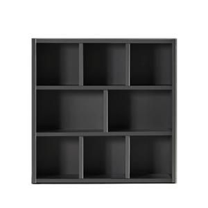 모던 3단 1200C 낮은책장 그레이