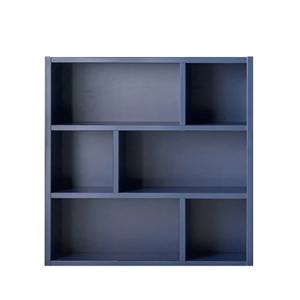 모던 3단 1200B 낮은책장 인디고블루