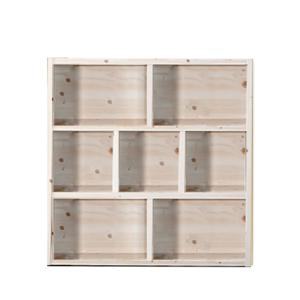 모던 3단 1200D 낮은책장 삼나무