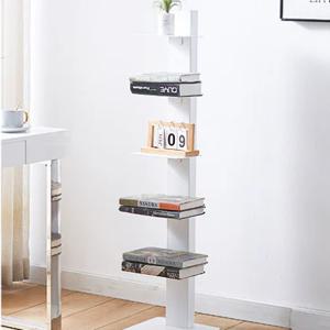 북타워 북선반 무타공 스탠딩책꽂이 슬림 책장 미드센츄리모던 철재책장 6단 290X1200