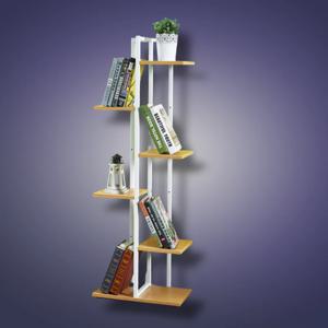 북타워 북선반 5단 철제 선반 스탠딩책장 높이조절 슬림 소형 책꽂이 거실 500X1430