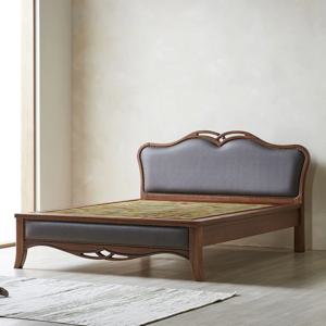 Q3951 흙침대 황토볼 자수확장 퀸