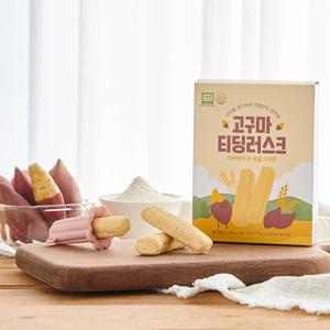 신생아 유아 이앓이방지 고구마 티딩러스크 120g(20g*6개)