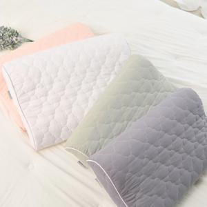 국내자체생산 소프트 세미마이크로워싱 누빔 굴곡형 라텍스베개커버 60x40 / 4컬러