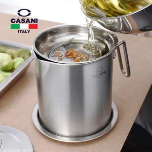 스텐 튀김기름보관 오일포트 2L